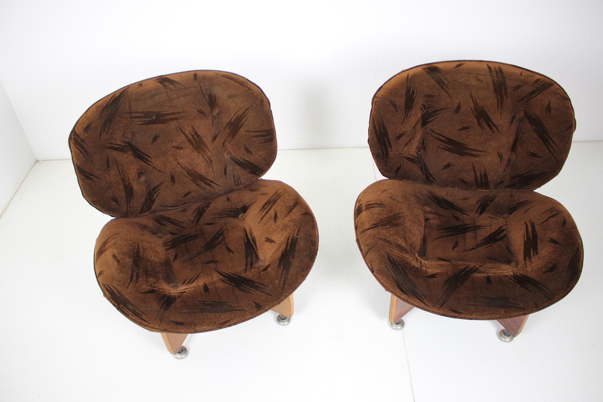 Set of Two German Armchairs, 1970s 2