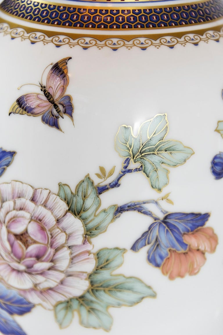 Set of Two German Kaiser Porcelain Vases at 1stDibs