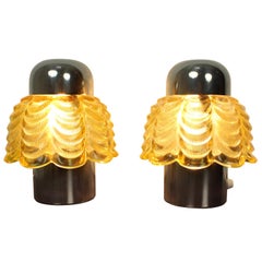 Set of Two German Table Lamps, 1960s