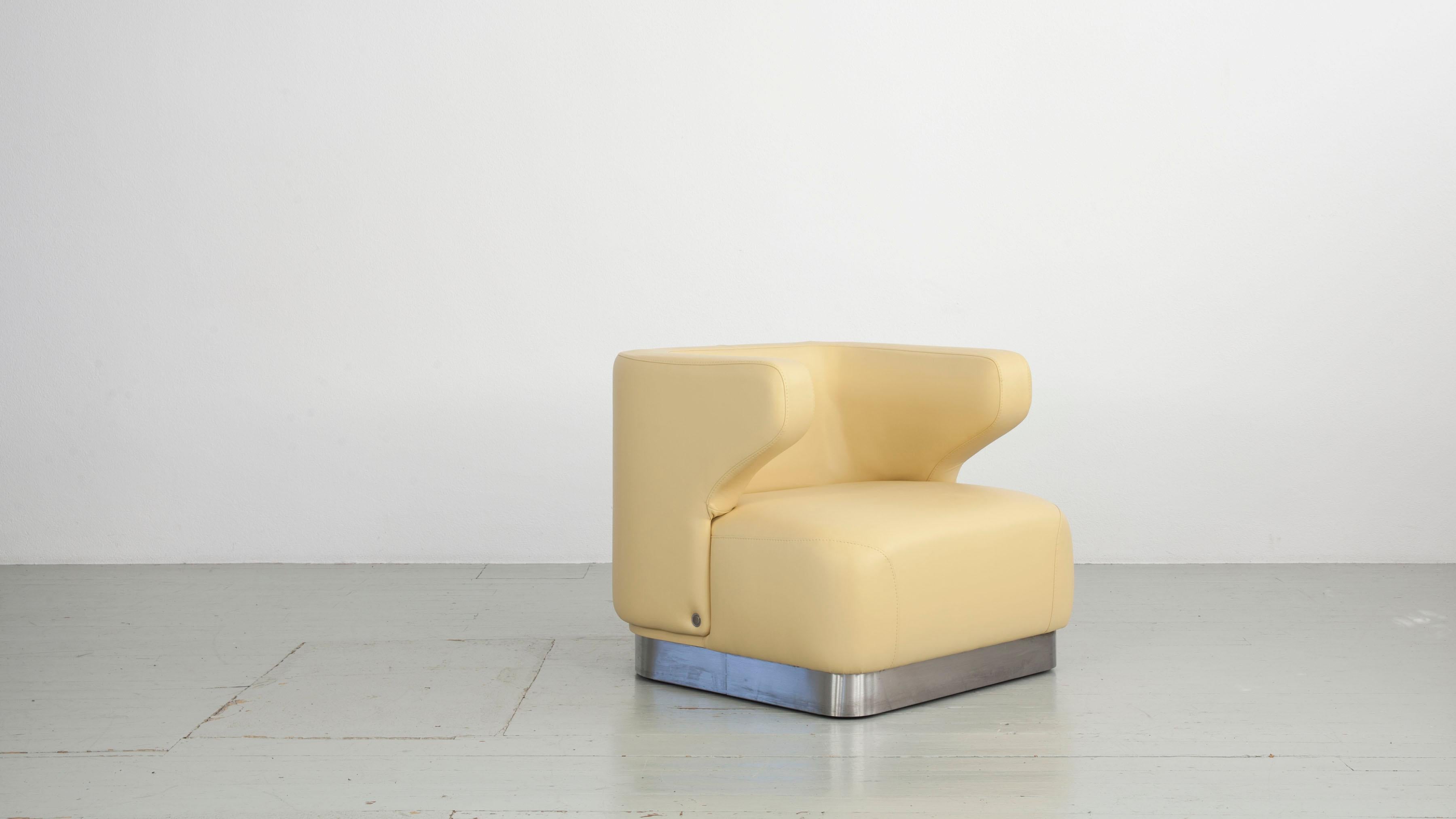 Satz von zwei Stühlen „Cheval“ von Gianni Moscatelli, Formanova, 1970er-Jahre (Moderne der Mitte des Jahrhunderts) im Angebot