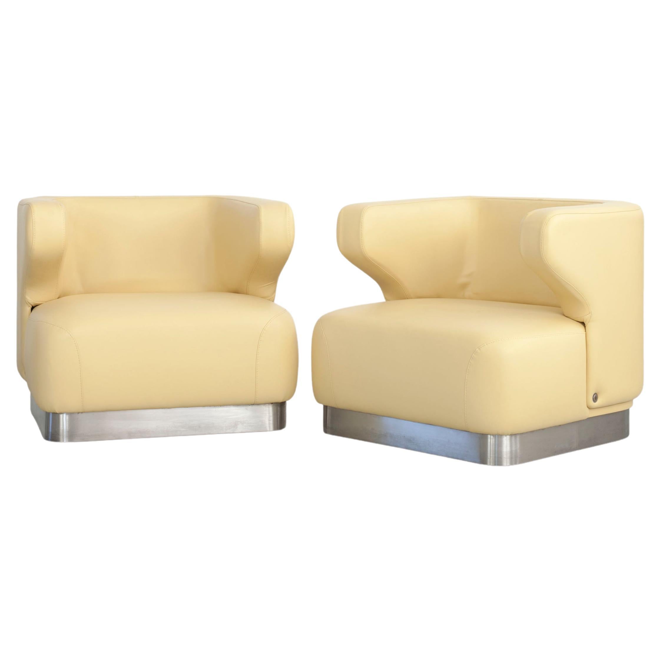 Set of Two Gianni Moscatelli "Cheval" Chairs, Formanova, 1970s For Sale