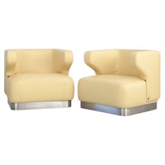 Set of Two Gianni Moscatelli "Cheval" Chairs, Formanova, 1970s