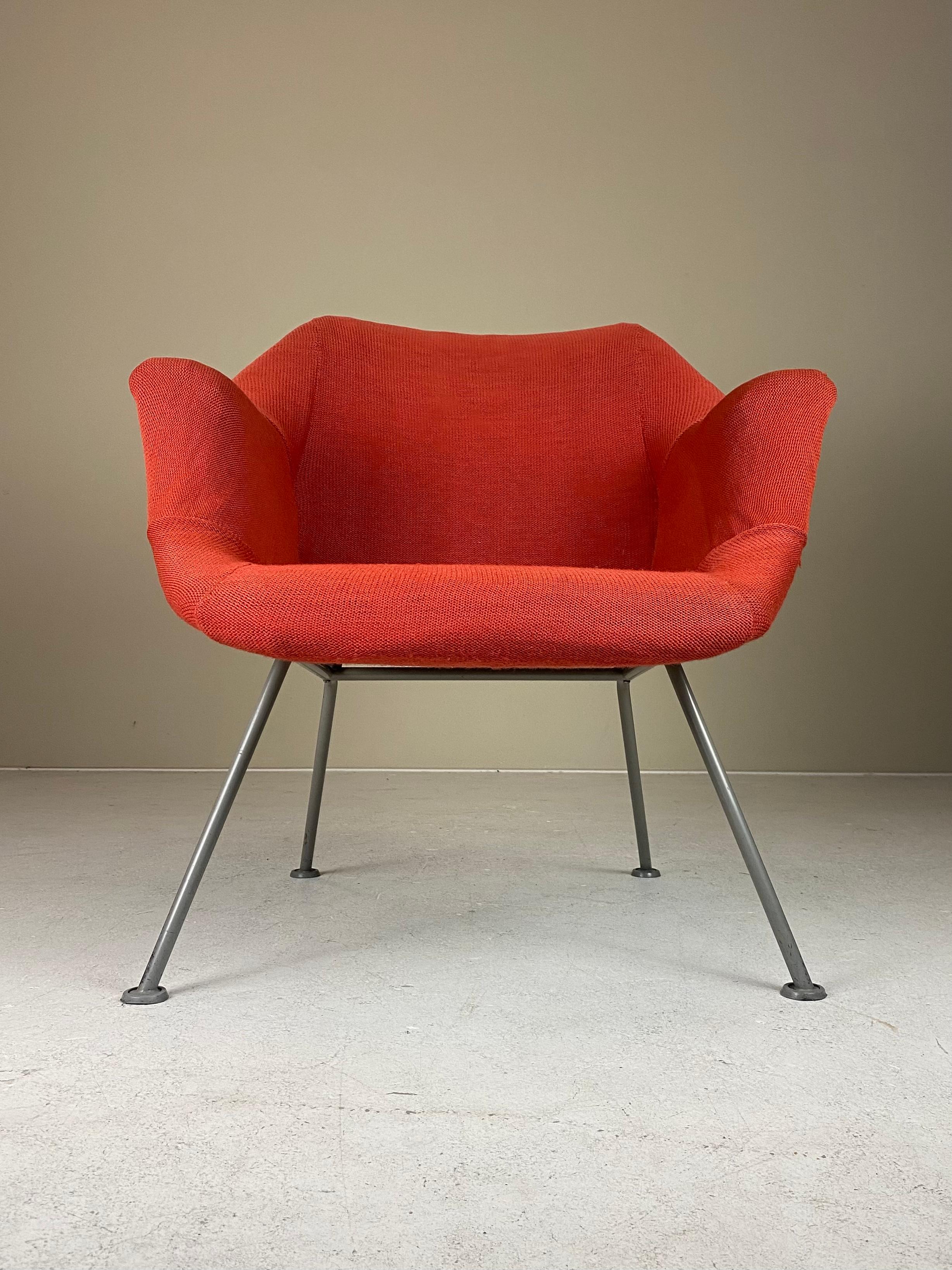 Mid-20th Century Set of Two Gispen 416 Polyester Chairs by Wim Rietveld and Andre Cordemeyer For Sale