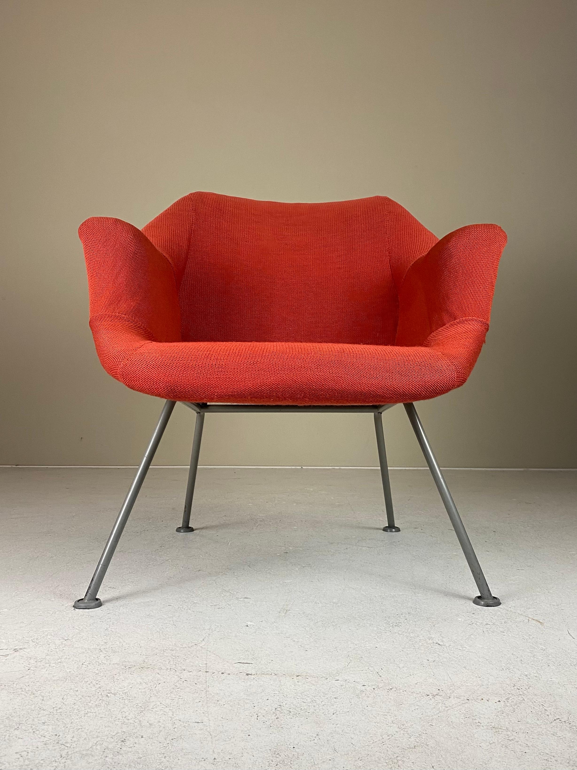 Milieu du XXe siècle Ensemble de deux chaises Gispen 416 en polyester de Wim Rietveld et Andre Cordemeyer en vente