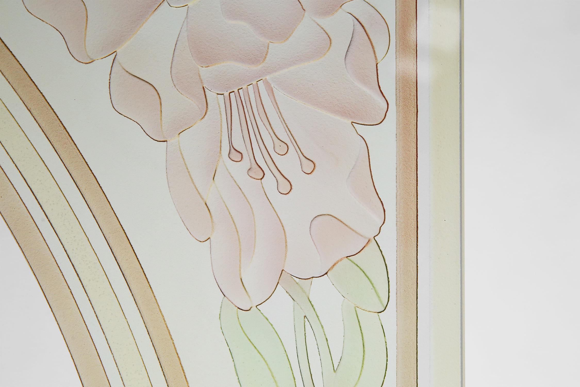 Set of Two Glass Doors in Art Nouveau Style 14