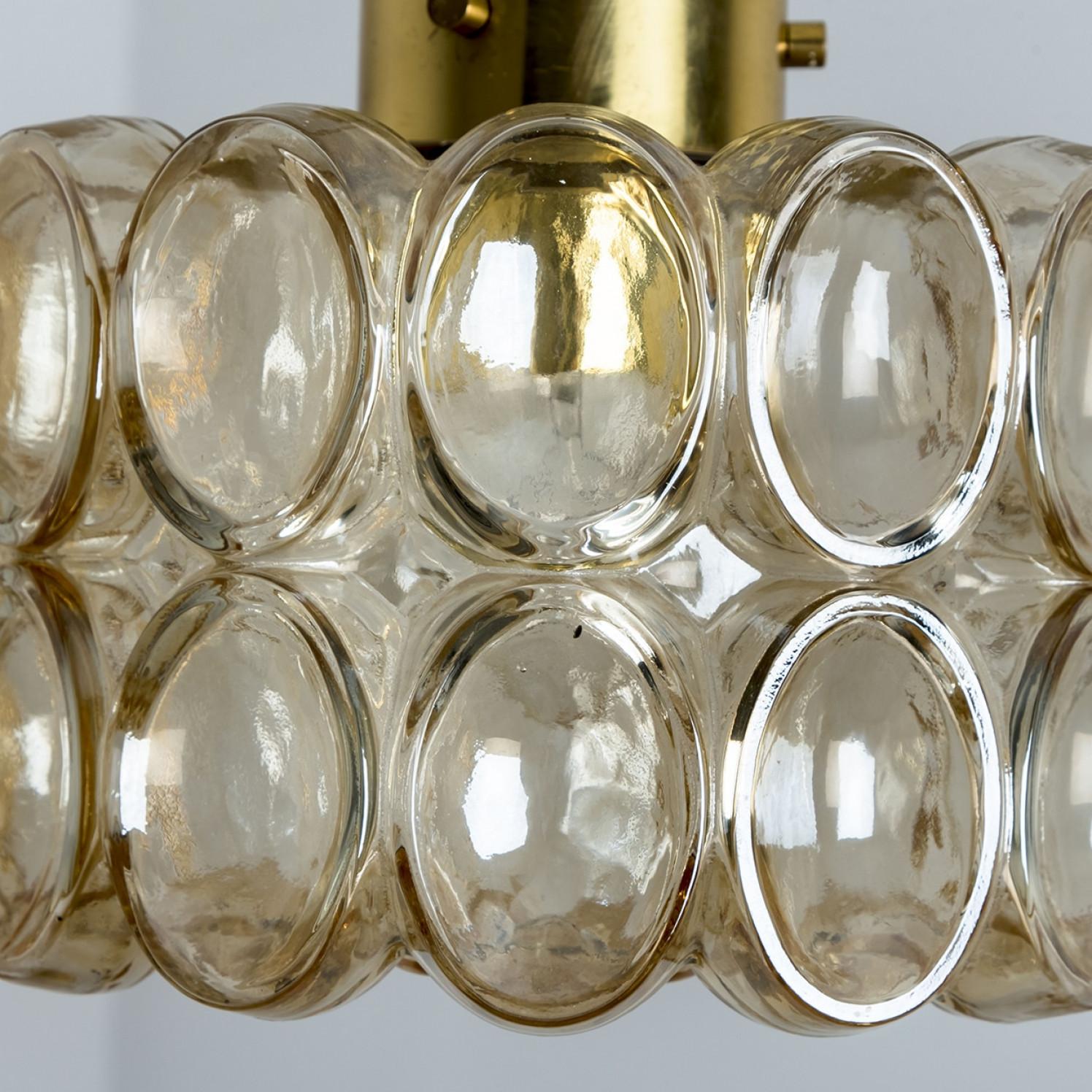Set di due pedane in vetro di Helena Tynell per Glashütte Limburg, 1960 in vendita 3
