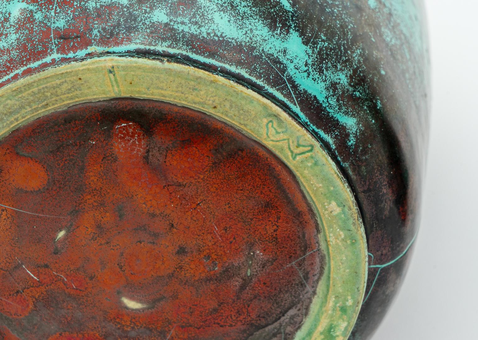 Set of Two Glazed Pottery Vases by Richard Uhlemeyer 6