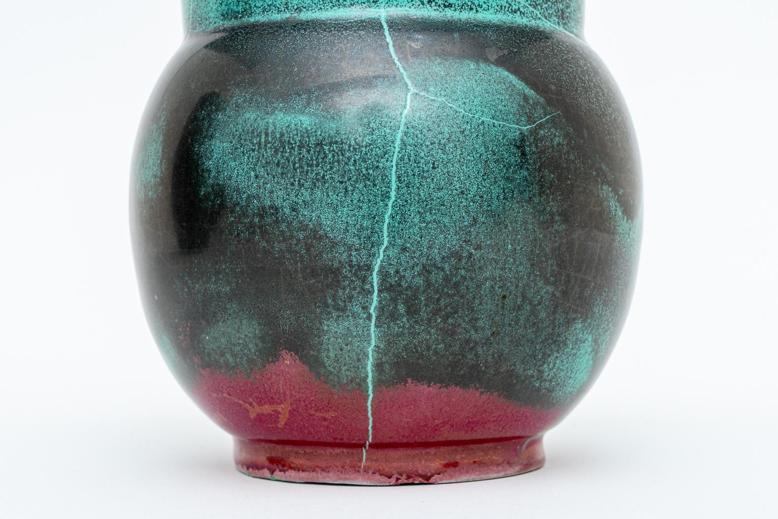 Set of Two Glazed Pottery Vases by Richard Uhlemeyer 7