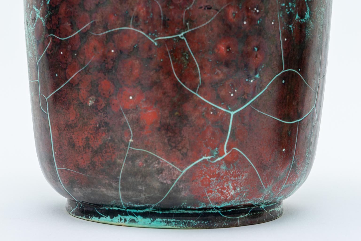 Set of Two Glazed Pottery Vases by Richard Uhlemeyer 1