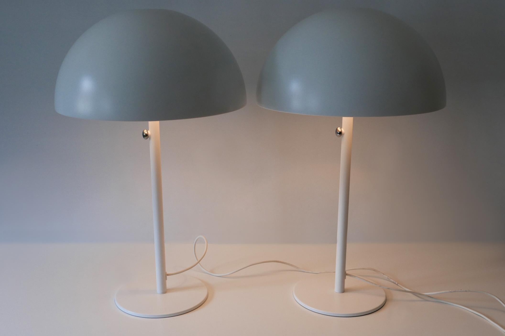 Swedish Set of Two Gorgeous Huge Table Lamps 'Brasa 365' by IKEA Sweden 1990s For Sale