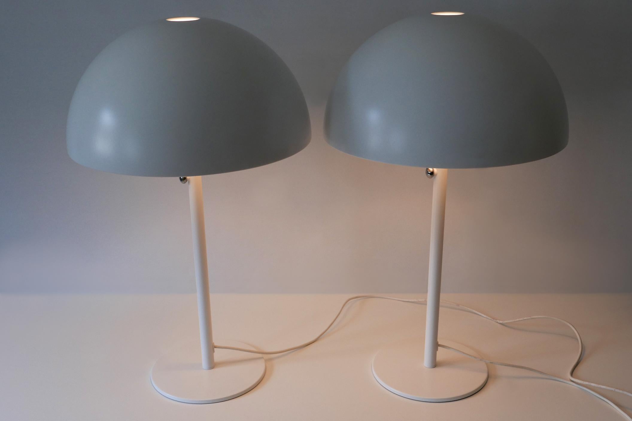 Set of Two Gorgeous Huge Table Lamps 'Brasa 365' by IKEA Sweden 1990s In Good Condition For Sale In Munich, DE