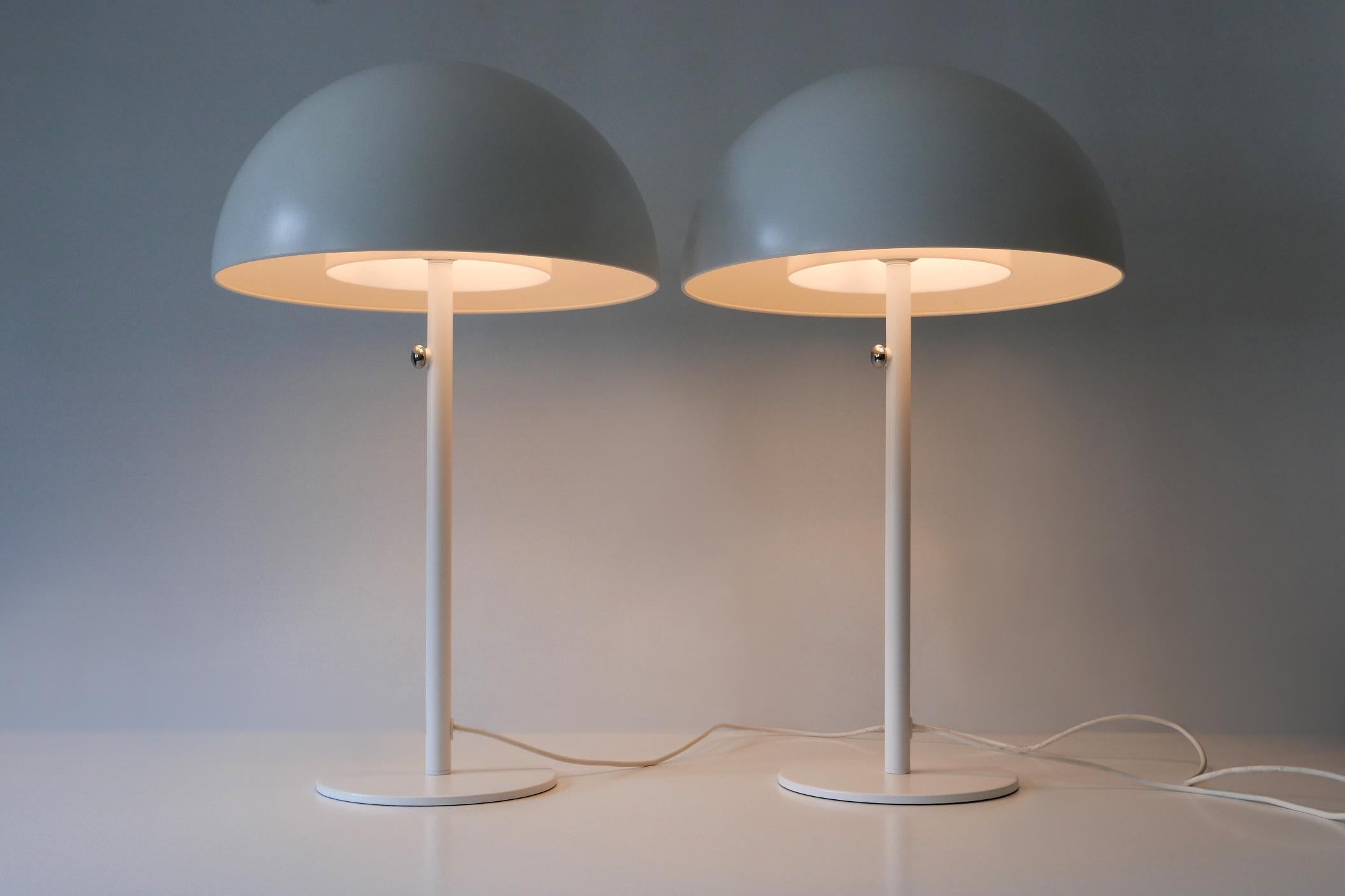 Late 20th Century Set of Two Gorgeous Huge Table Lamps 'Brasa 365' by IKEA Sweden 1990s For Sale