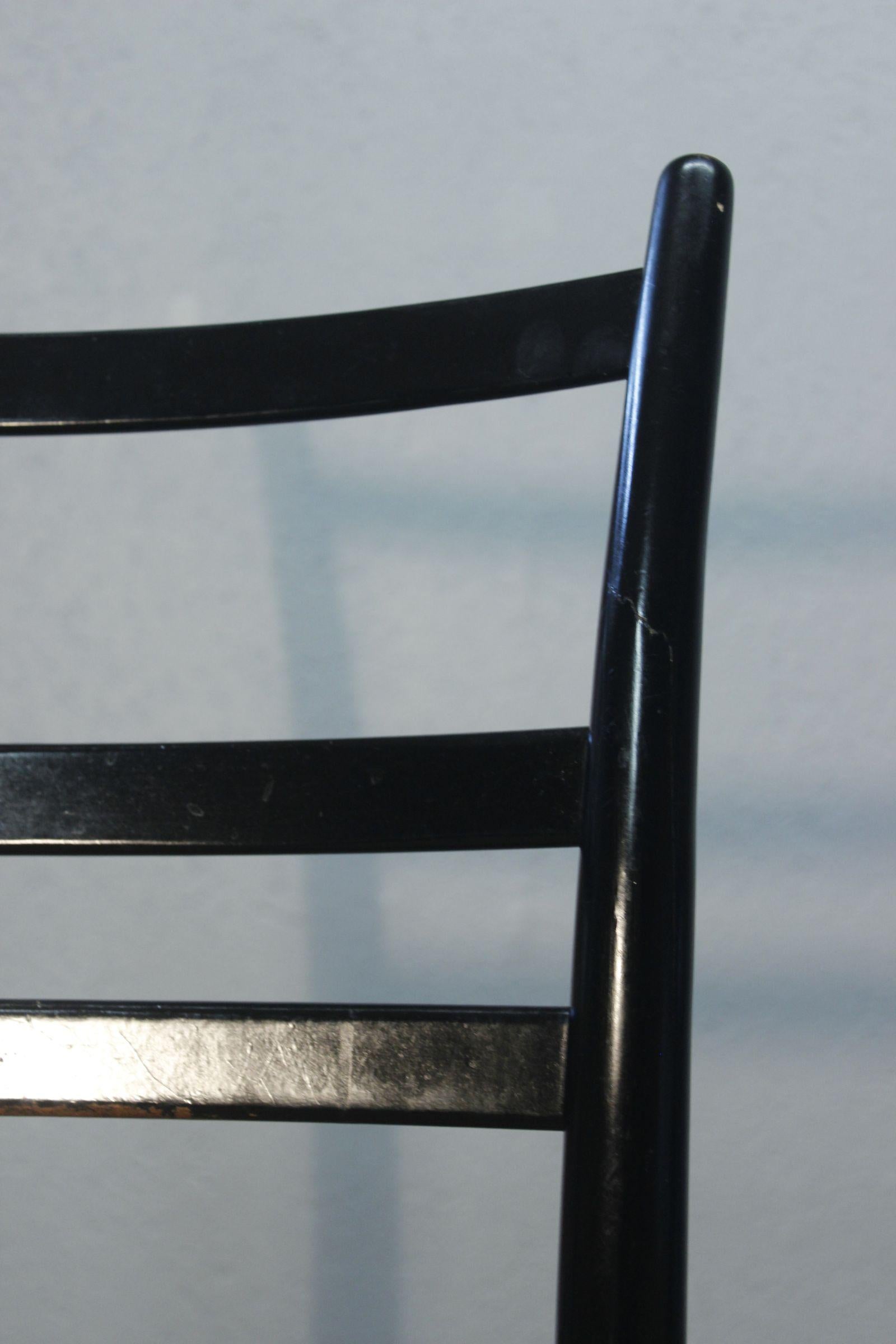 Corde Ensemble de deux chaises Gracell design Yngve Ekström, Gemla Suède années 1950 en vente