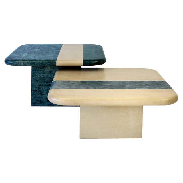 Sand Pattern Table Pattern Set of Two Nesting Tables For Sale at 1stDibs | set of 2 ...