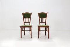 Set of Two Gustave Serrurier-Bovy Chairs Ca.1900