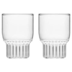 EU Clients Set of 2 Handcrafted Czech Contemporary Rasori Mini Glasses, in Stock