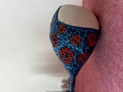 Set of Two Handmade Whales in Ceramic, Made in Italy, Unique Pieces