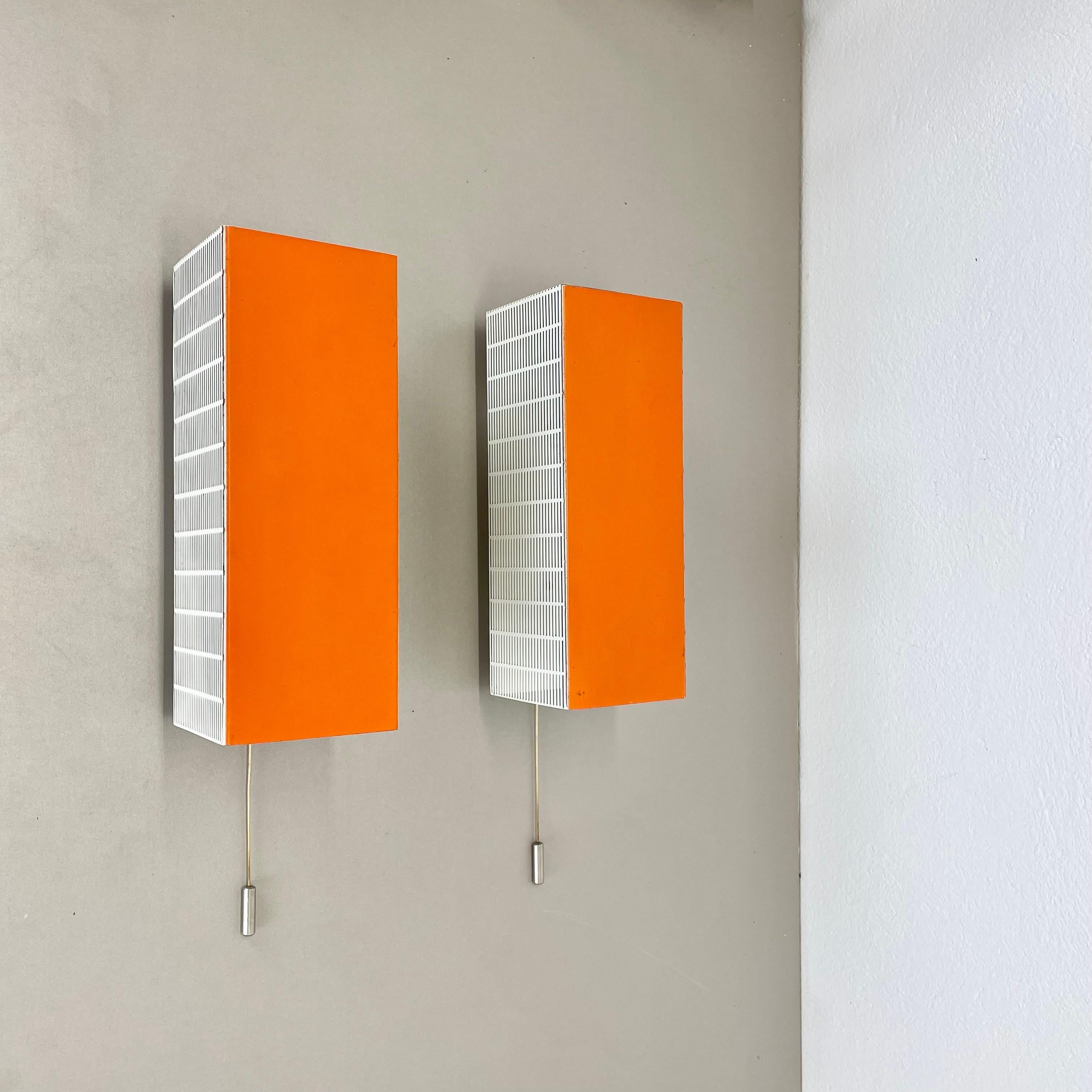 set of two hole pattern POP ART Wall Light Sconces MATEGOT Style, France, 1970s For Sale 5
