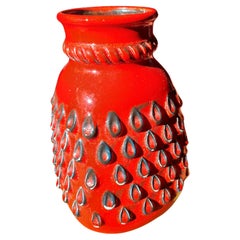 Vintage Set of three Lava Vases Dümler & Breiden  1975 Pop Art Ceramics