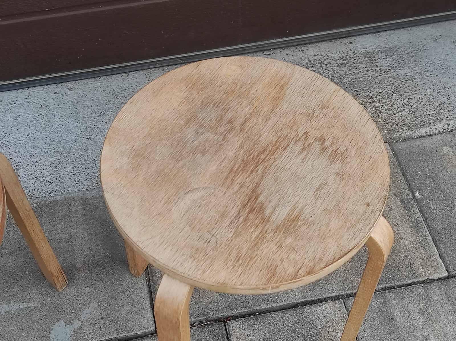 Set aus zwei IKEA Frosta-Hockern aus Bugholz, 1990er Jahre 1