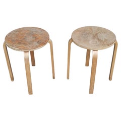 Set aus zwei IKEA Frosta-Hockern aus Bugholz, 1990er Jahre