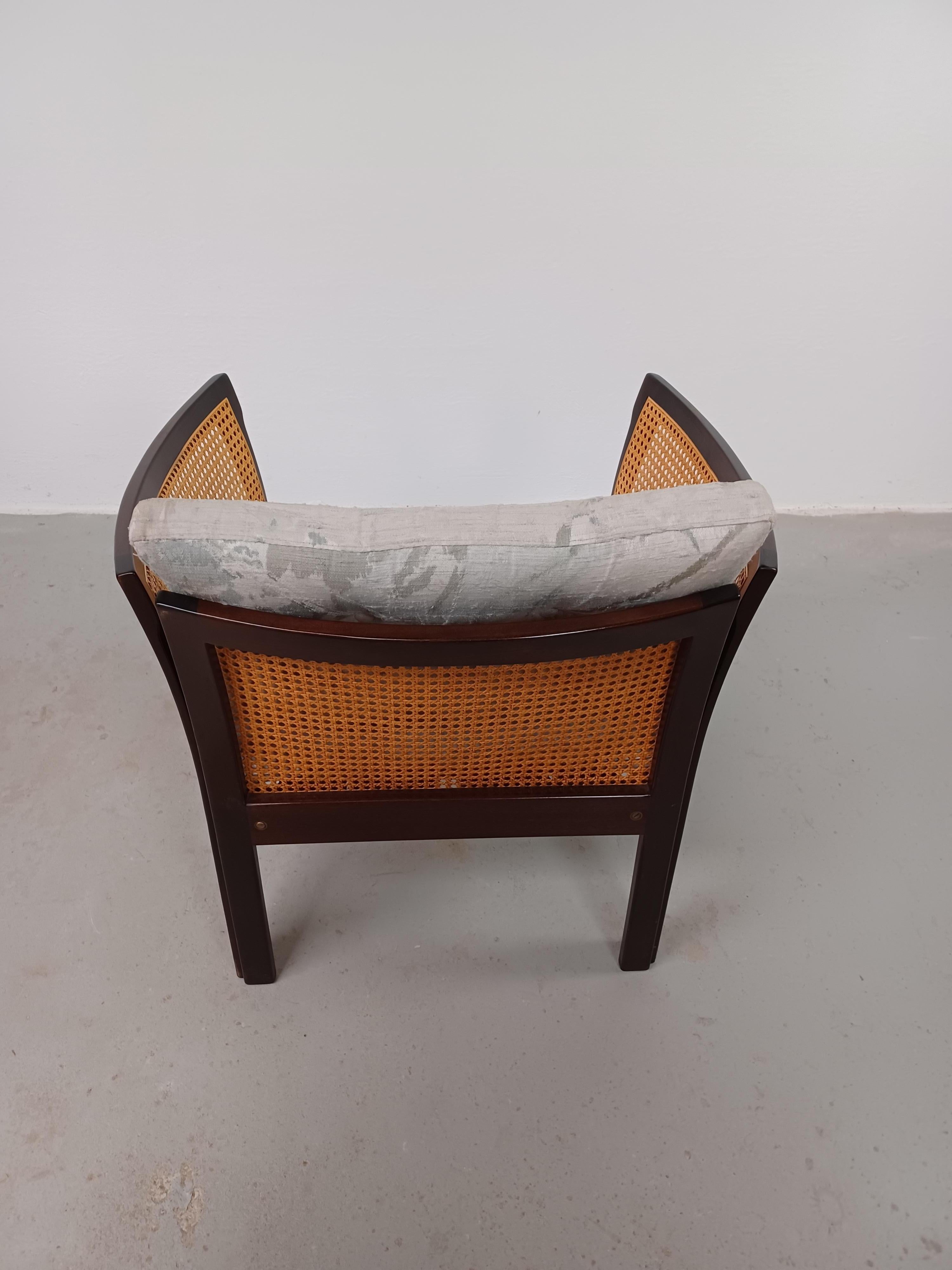 Ensemble de deux fauteuils Plexus danois en acajou Illum Vikkelso de CFC Silkeborg en vente 3