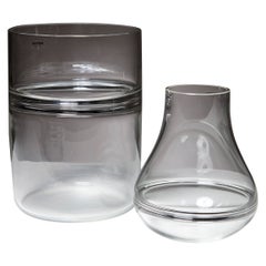 Set of Two "Incalmo" Vases by Alfredo Barbini for Barbini, Italy 1970s