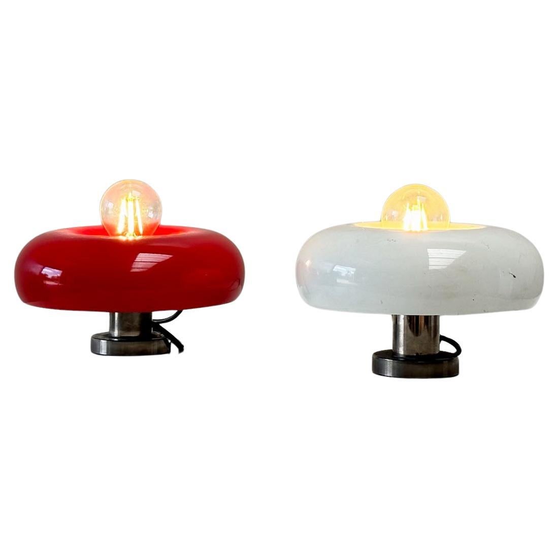 Set of two Ingo Maurer POX lamps For Sale