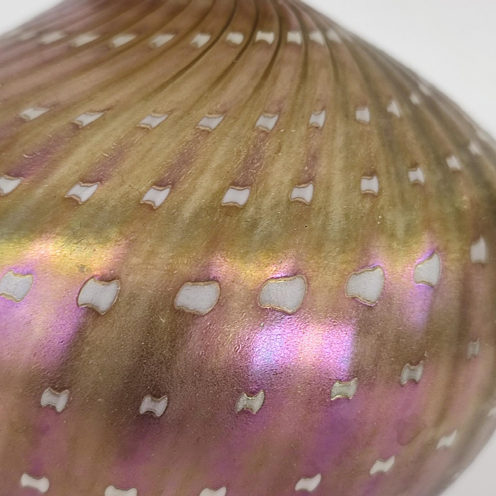 Ensemble de deux vases en verre irisé par Bertil Vallien pour Kosta Boda Suède 1984 en vente 5