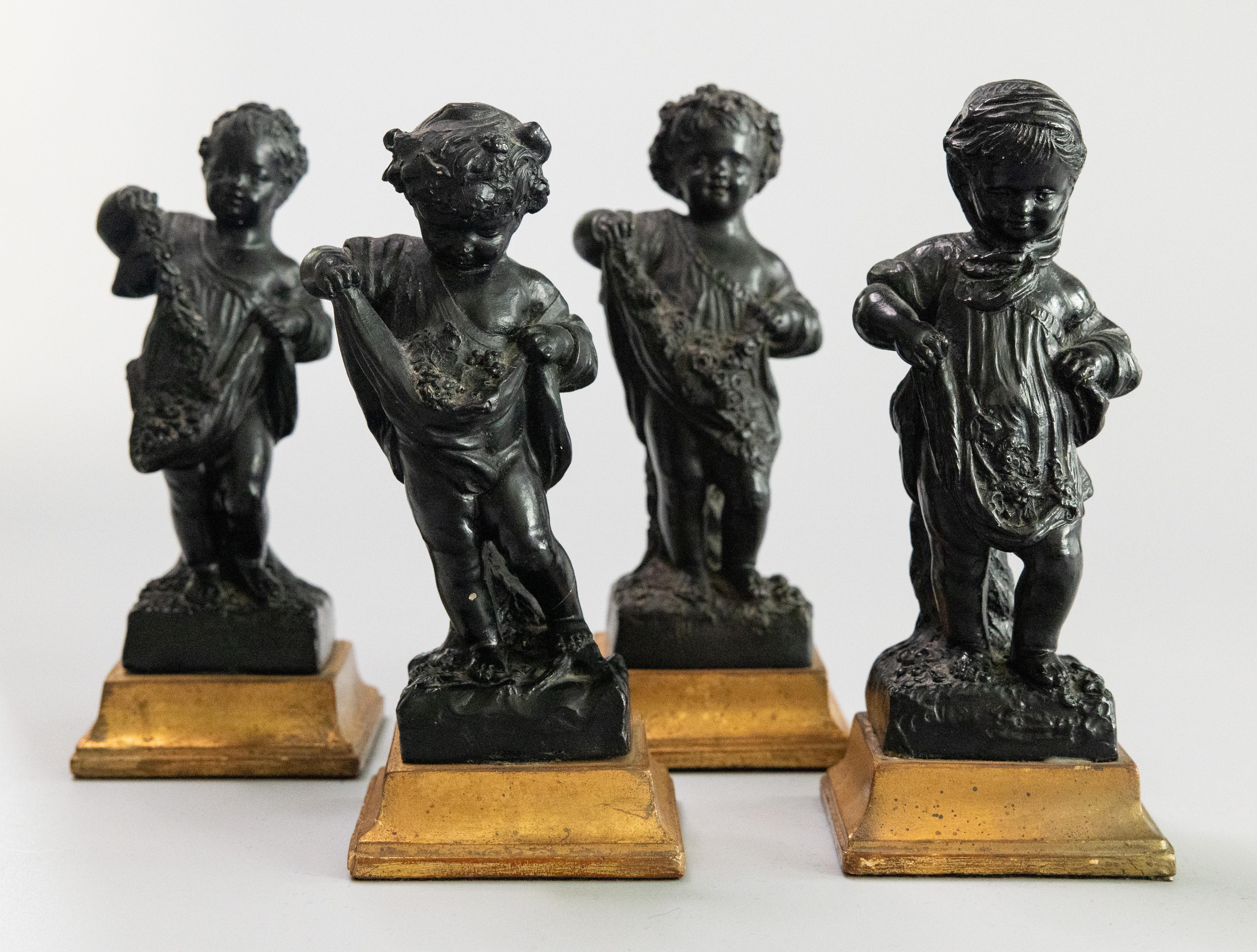 Set di due putti putti italiani di Borghese, circa 1930 in vendita 4