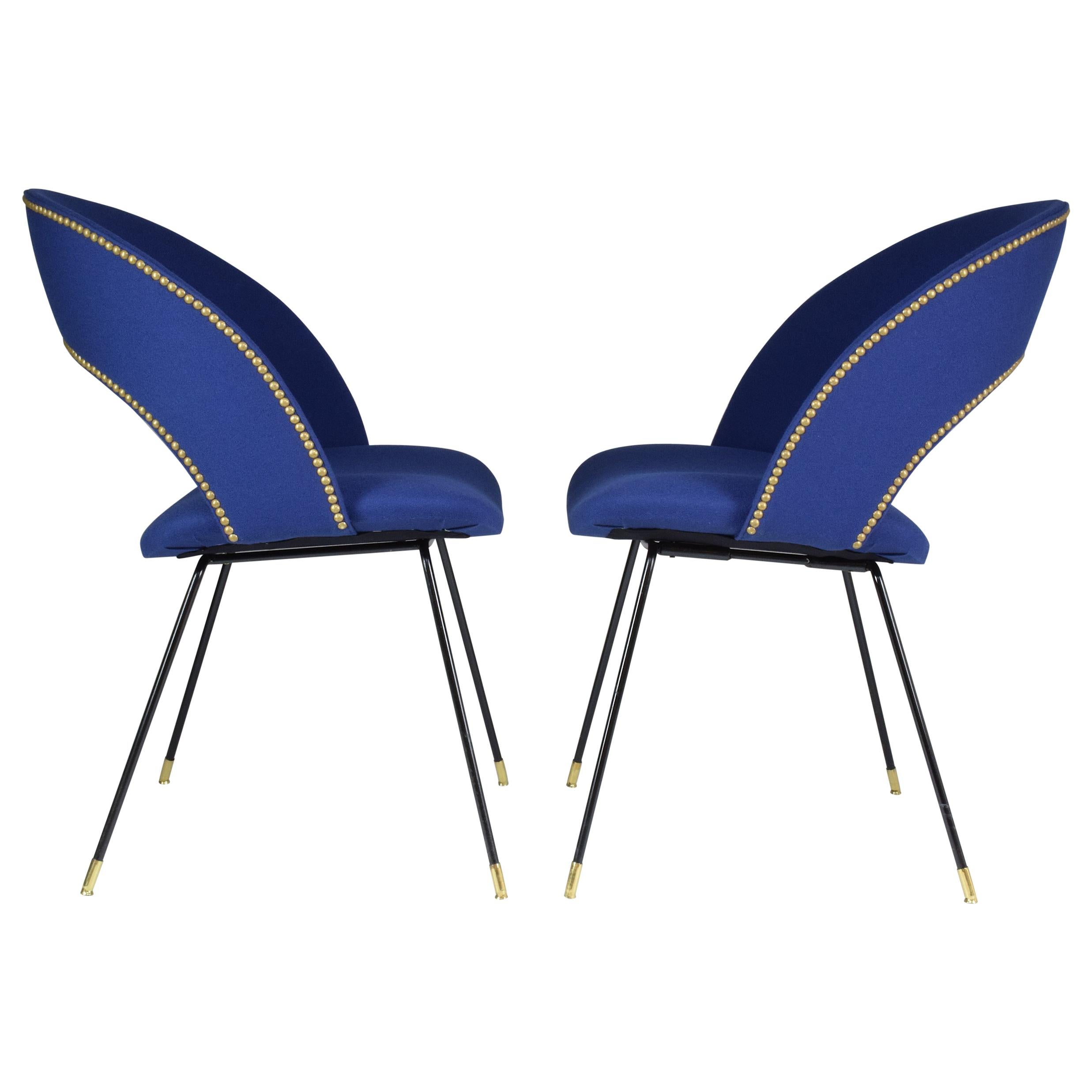 Set of Two Italian Chairs by Gastone Rinaldi for Rima, 1950s