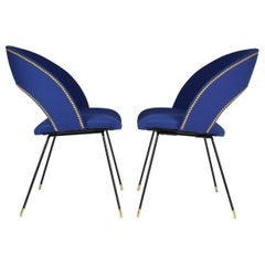 Set of Two Italian Chairs by Gastone Rinaldi for Rima, 1950s