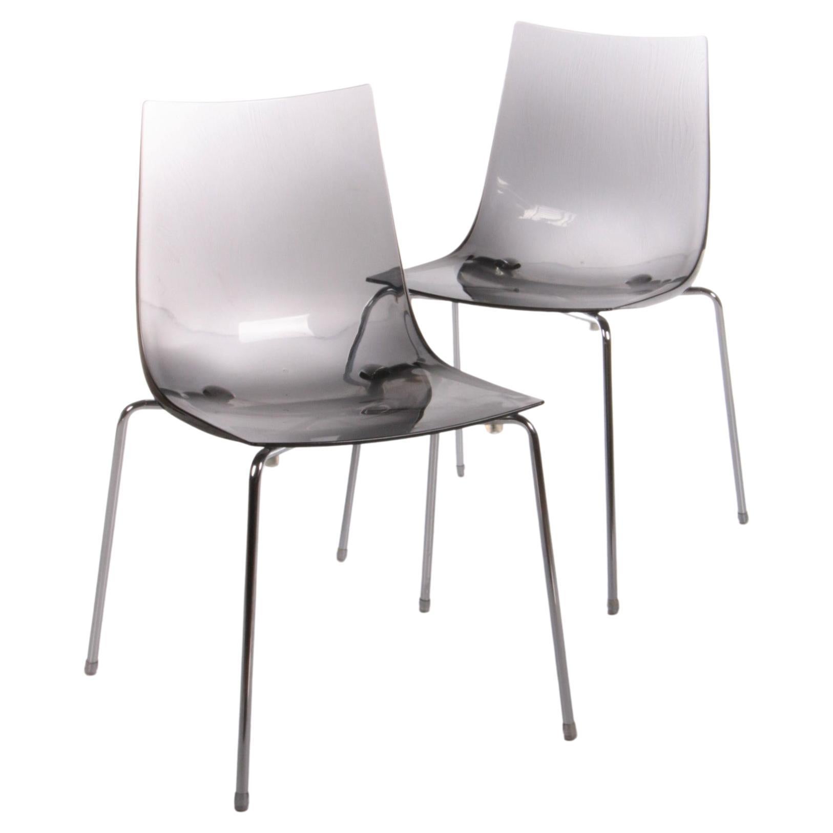 Set of Two Italian Dining Room Chairs by Roberto Foschia, 2007 at 1stDibs