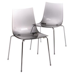 Set of Two Italian Dining Room Chairs by Roberto Foschia, 2007