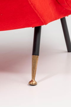 Set of Two Italian Disco Chairs in Original Upholstery, 1960's