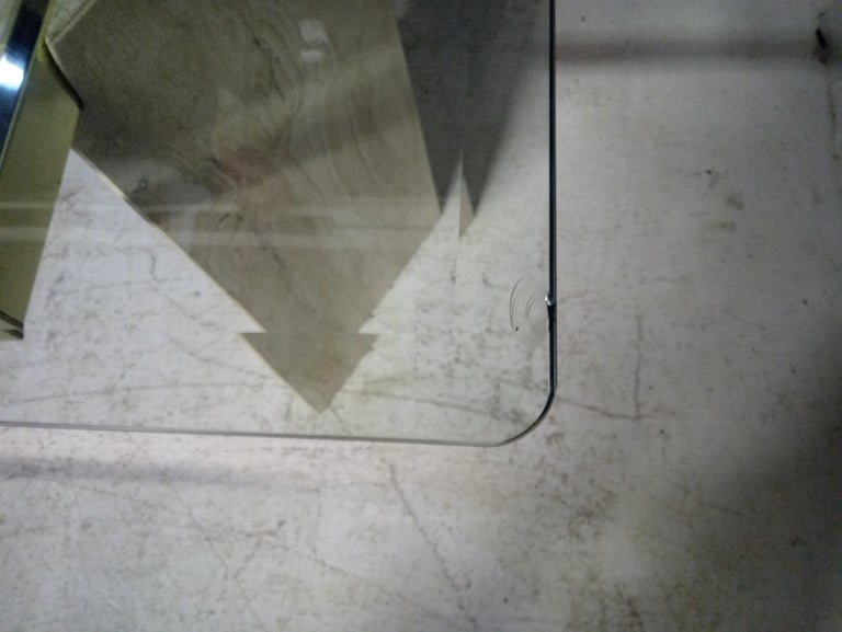 Set of Two Italian MidCentury Modern Marble Base Artedi Tables For