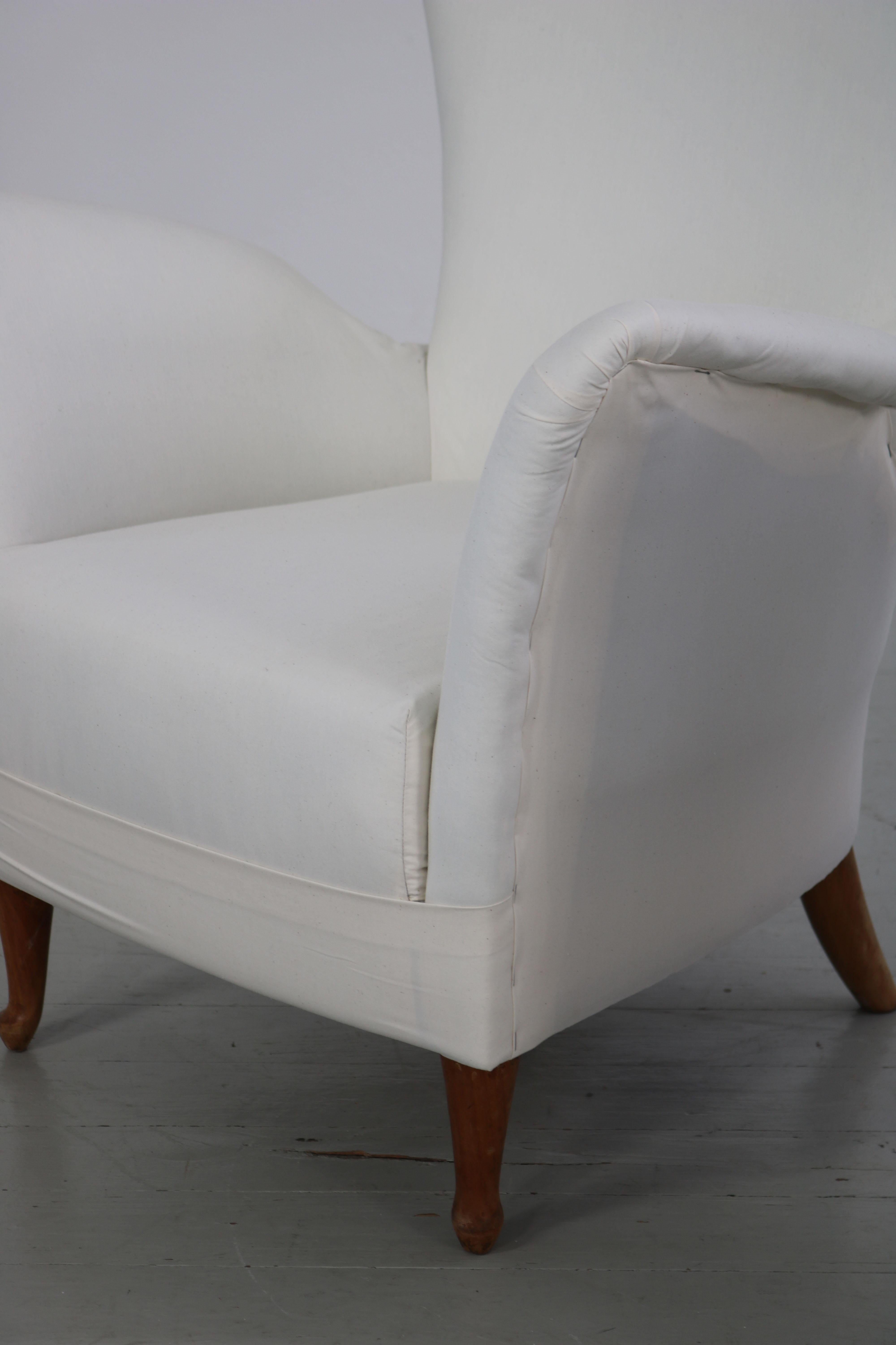 Ensemble de deux fauteuils italiens Ponti Stile d'Italie, années 1950 en vente 8
