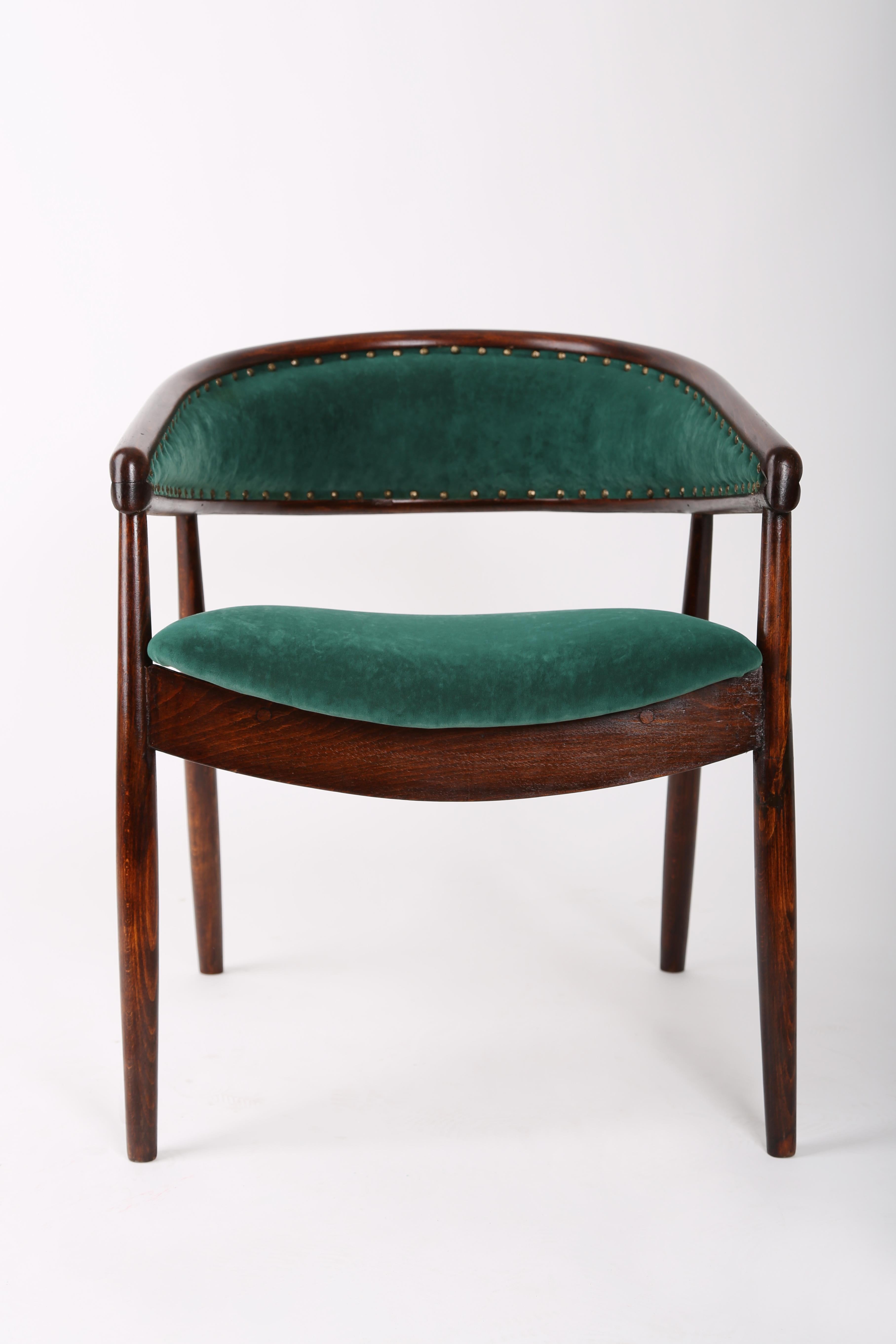 Set di due poltrone in faggio curvato in stile James Mont, tipo B-3300, anni '60 In condizioni ottime in vendita a 05-080 Hornowek, PL