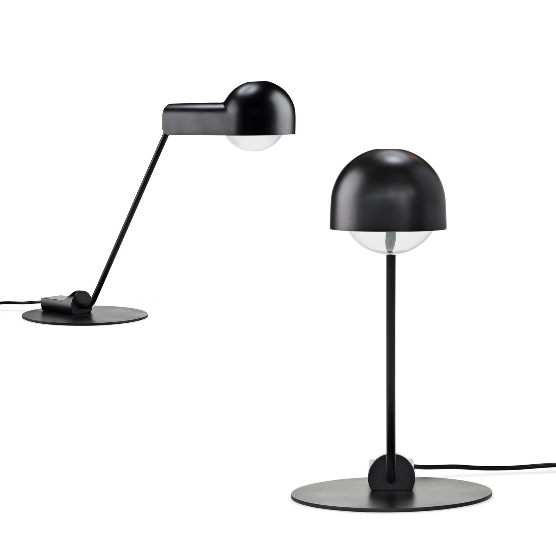 Set of Two Joe Colombo 'Domo' Steel Table Lamps by Karakter 2