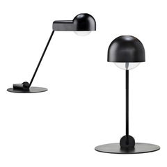 Lot de deux lampes de table en acier Joe Colombo 'Domo' par Karakter