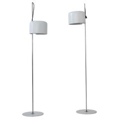 Ensemble de deux lampadaires Joe Colombo Modèle Coupe 3321 O'Luce