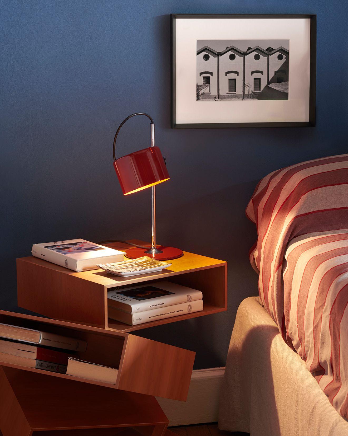 Contemporary Set of Two Joe Colombo Mini Coupe Table Lamps by Oluce For Sale