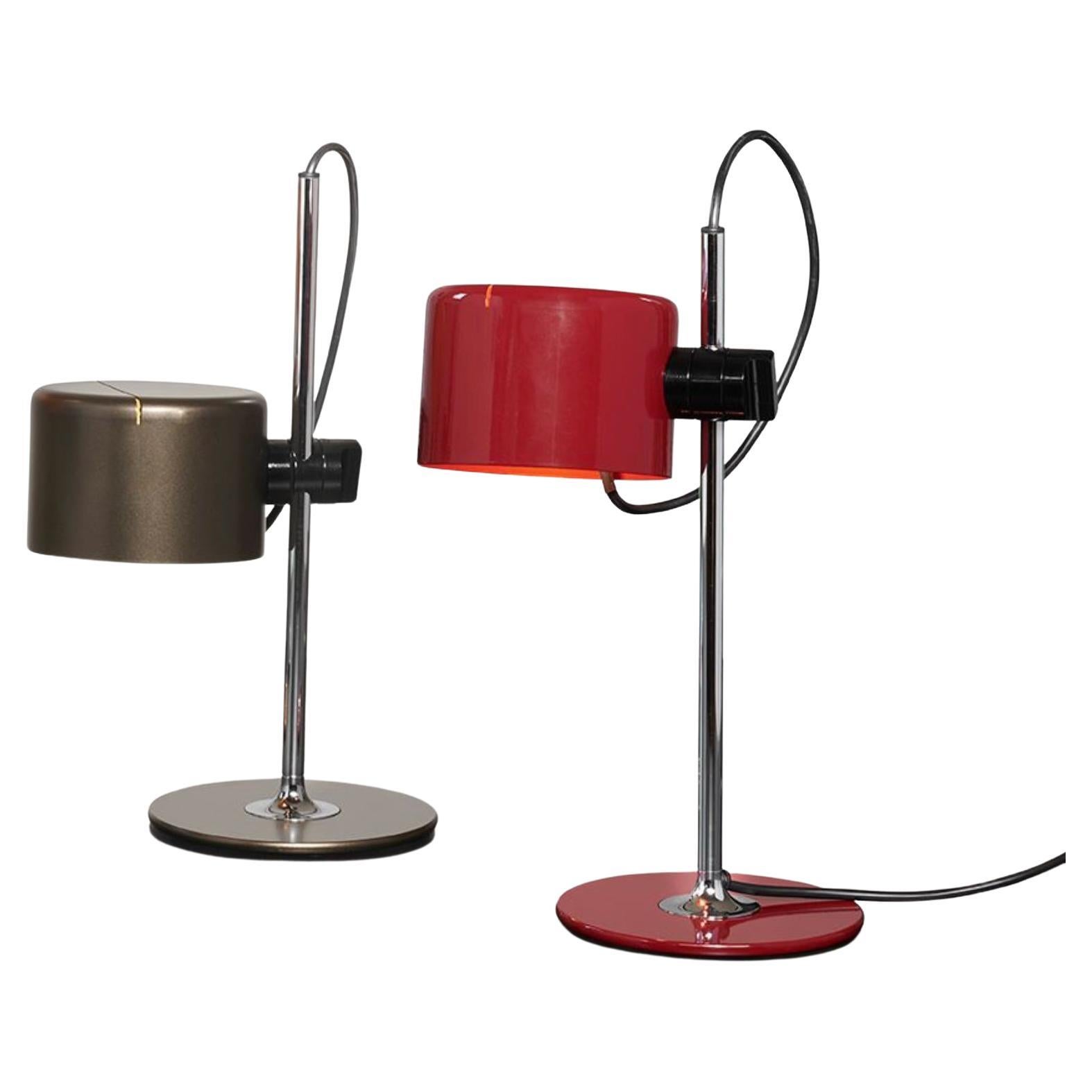 Set of Two Joe Colombo Mini Coupe Table Lamps by Oluce