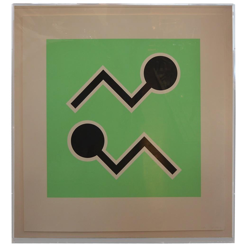 Set of two John Von Hamersveld Serigraphs. Singed in pencil, numbered 28/40 and 37/40.
