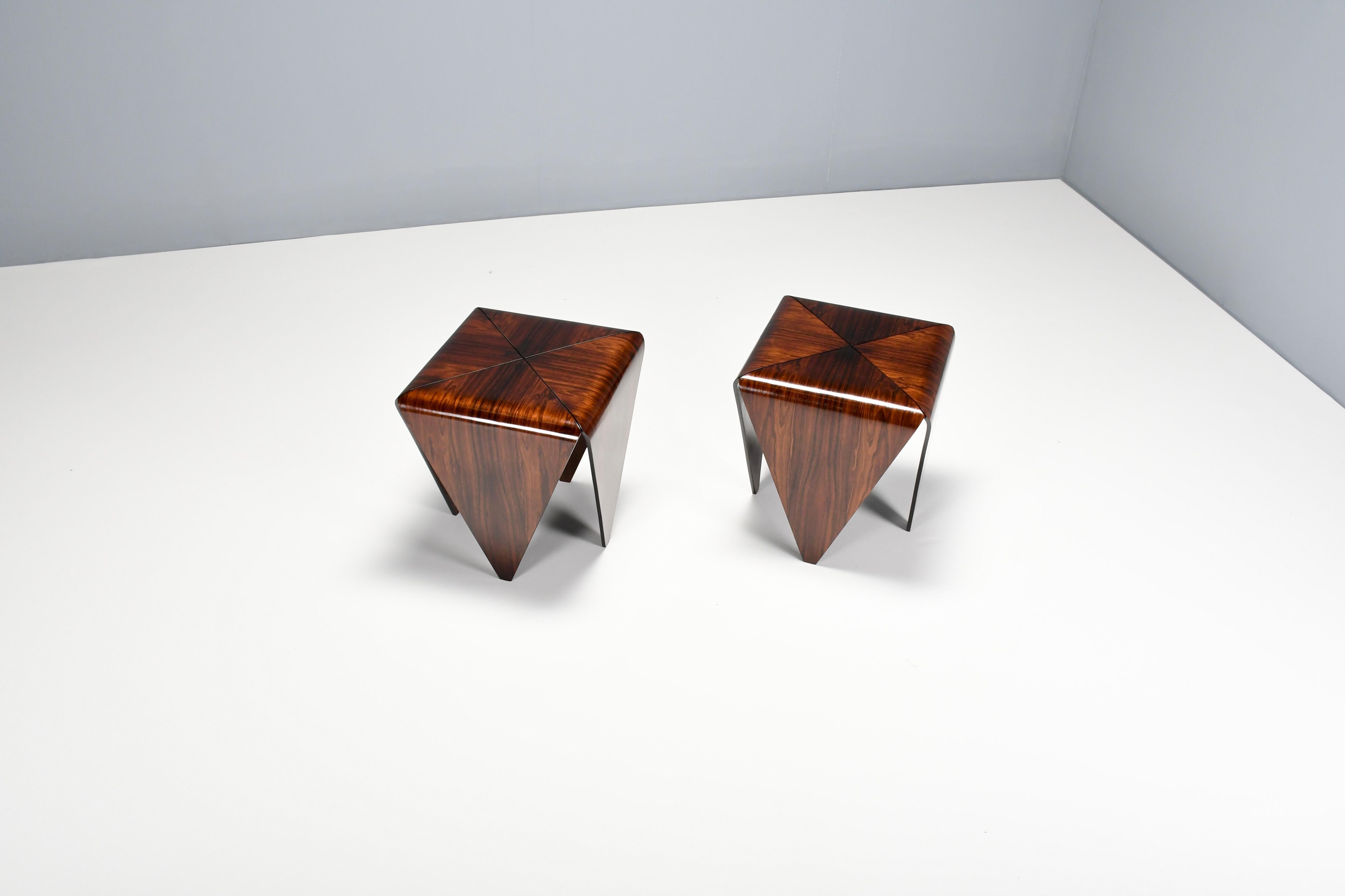 Brazilian Set of Two Jorge Zalszupin Petalas Tables by L’atelier, Brazil, 1959