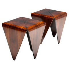 Ensemble de deux tables Petalas de Jorge Zalszupin pour Latelier, Brésil, 1959