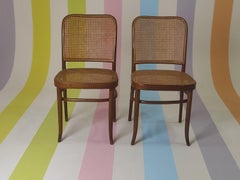 Set Of Two Josef Hoffmann Prague 811 Chair 1950s