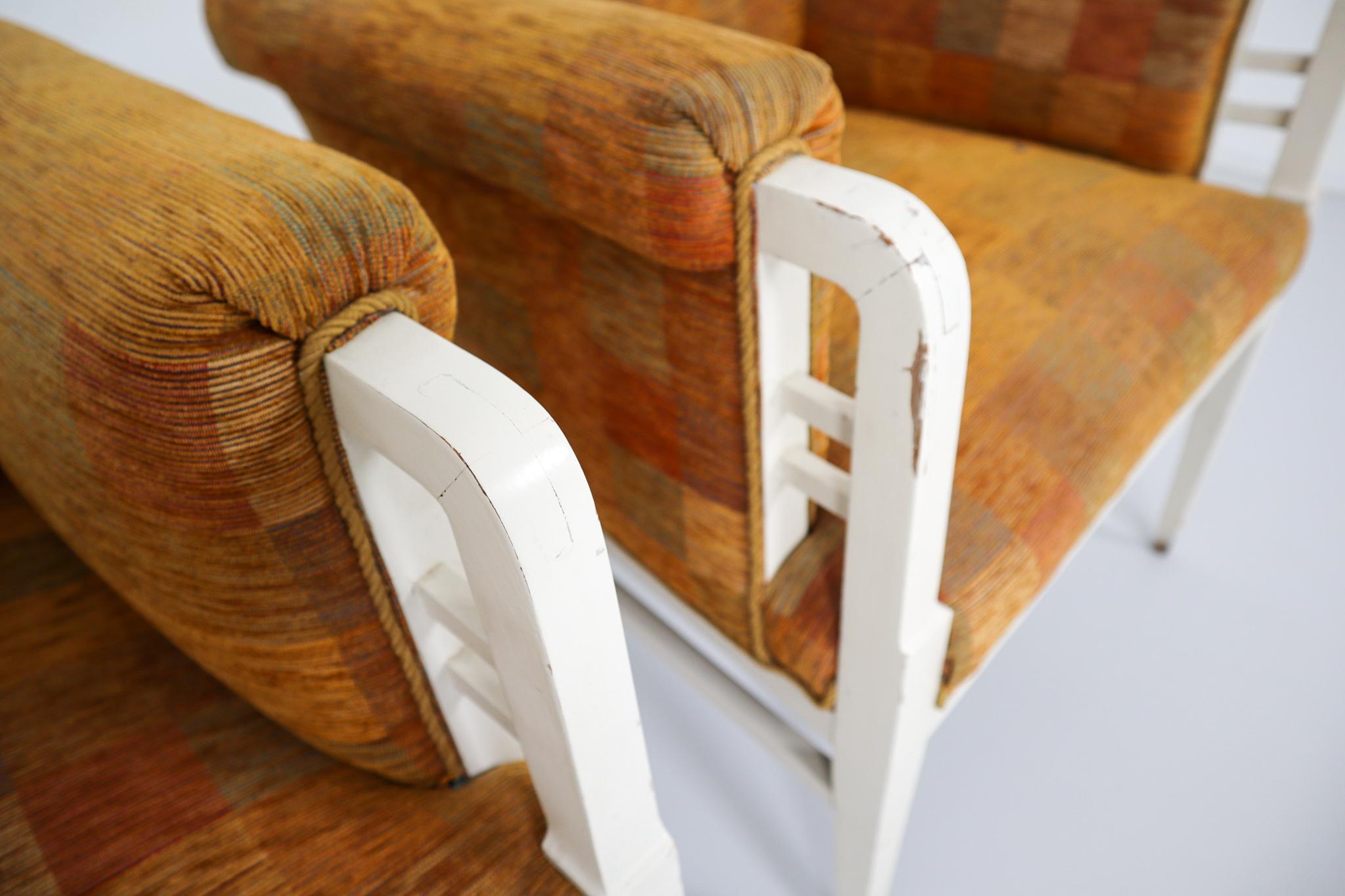 Set of Two Jugendstil Armchairs, Vienna, 1910s 1