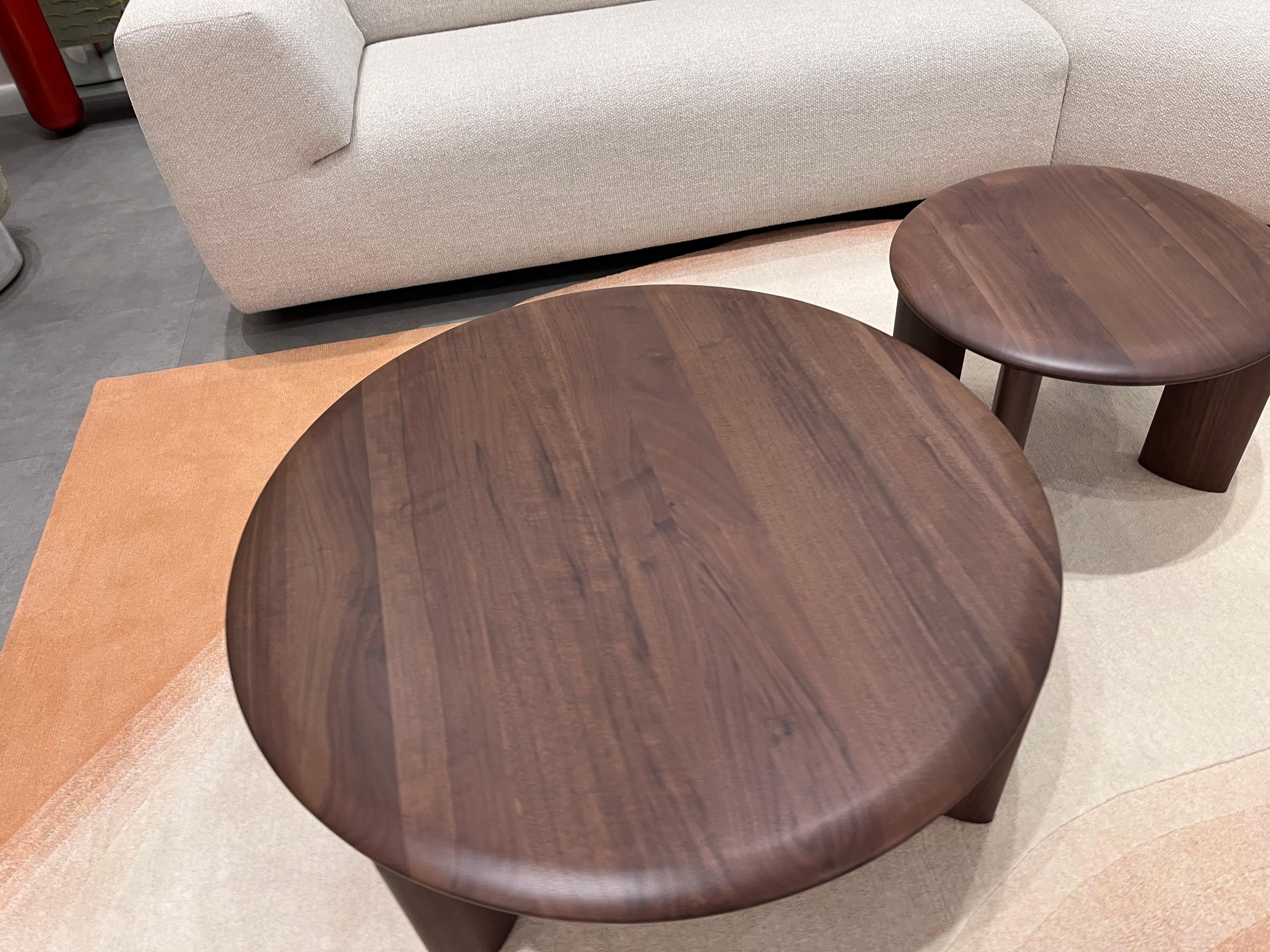 Set of Two L. Ercolani  Walnut IO Coffee Tables by Lars Beller Fjetland in STOCK For Sale 1