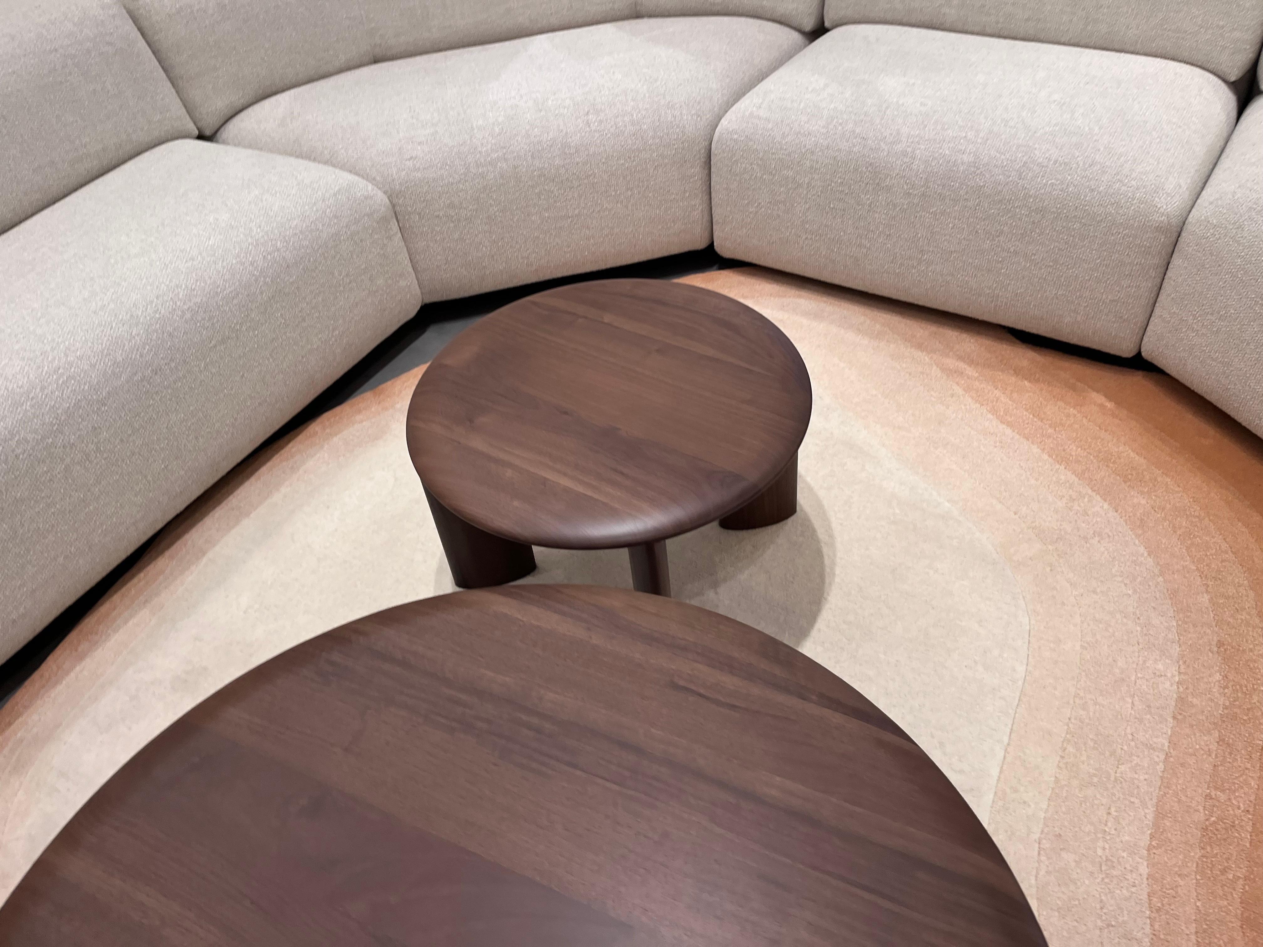 Set of Two L. Ercolani  Walnut IO Coffee Tables by Lars Beller Fjetland in STOCK For Sale 3